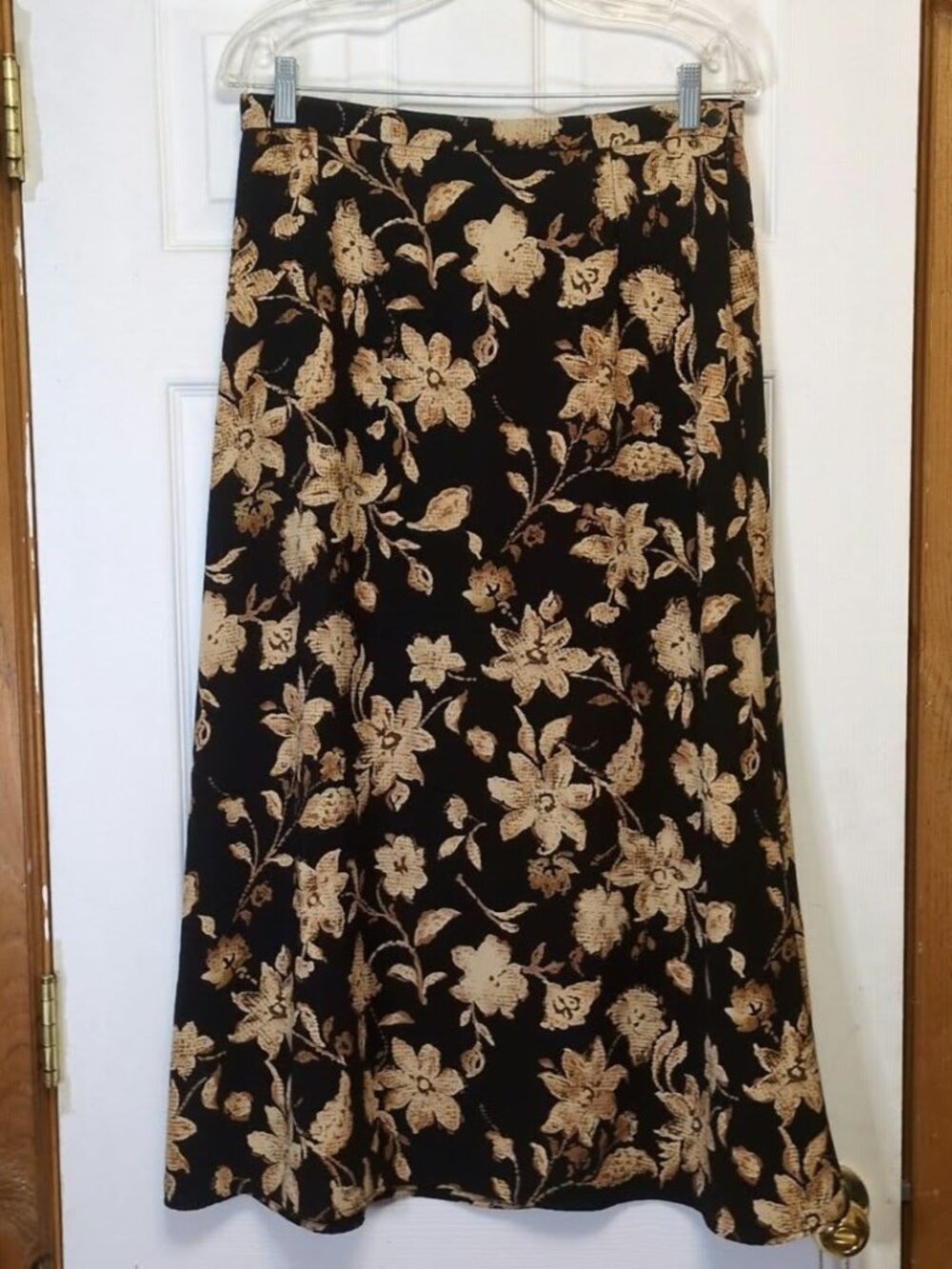 Vtg Item Eyes Requirements Floral 90s AL Maxi Skirt Sz M Forest Fairy Whimsigoth